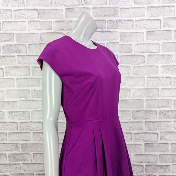 M.M. LaFleur Women's The Masha Dress in Deep Plum Purple size 8 - Picture 9 of 9
